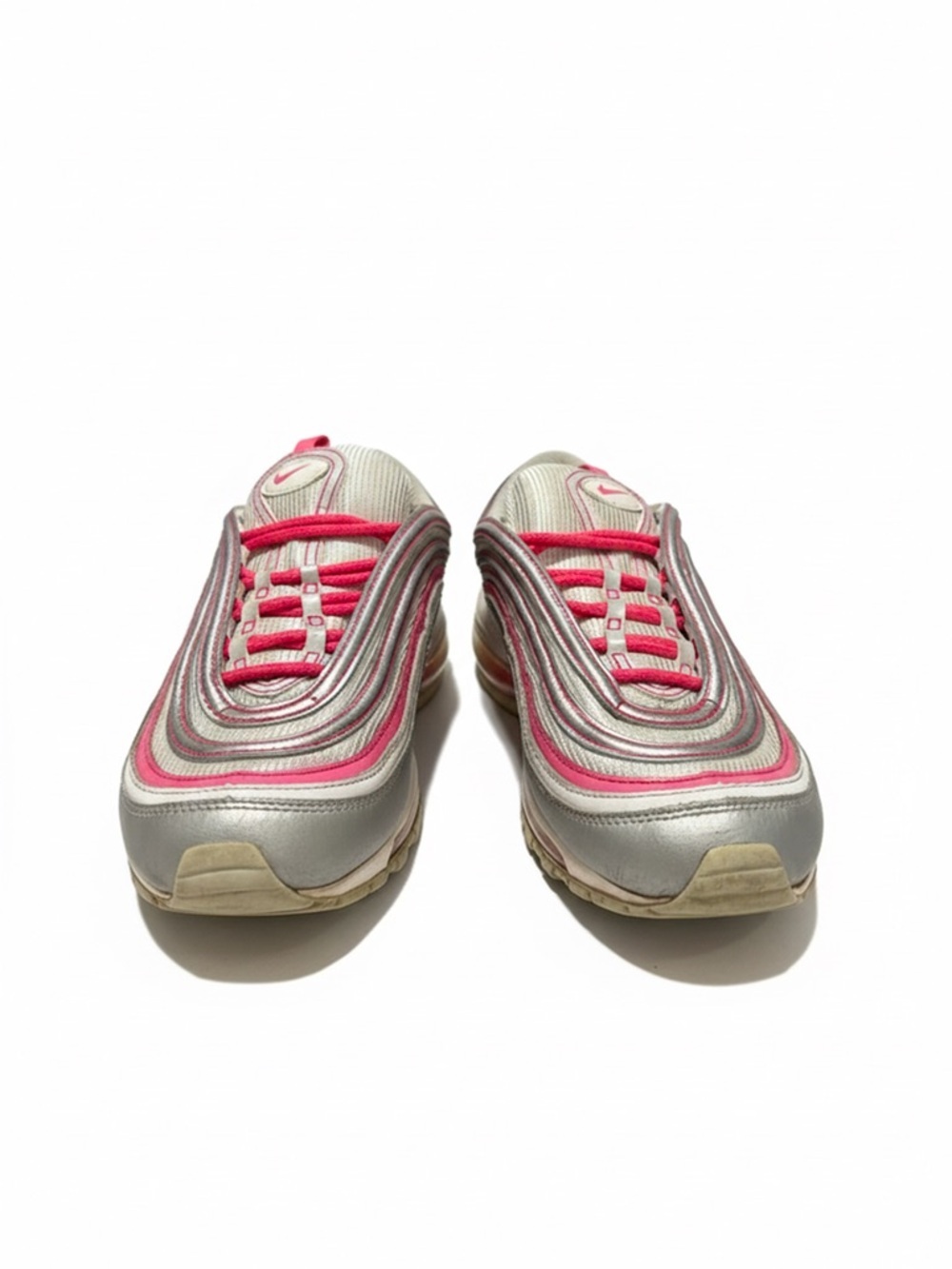 Nike Air Max 97 in a silver and pink colorway Size 6.5Y